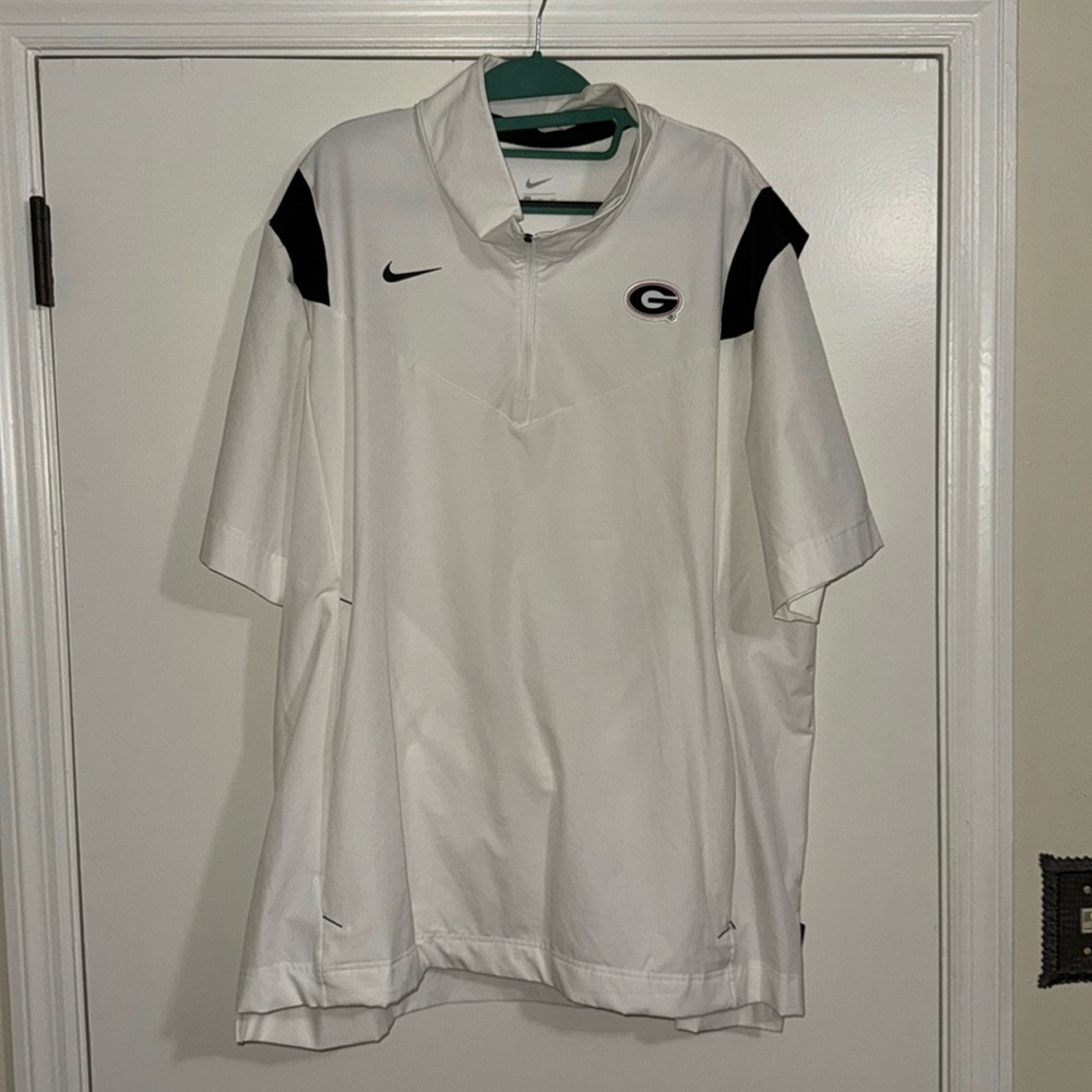 Men’s University of Georgia Nike Coach’s Short Sleeve Jacket